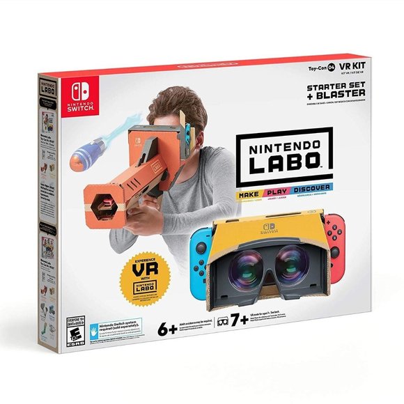 Nintendo Other - Nintendo Labo VR Kit (Starter Set + Blaster) Toy-Con 04 Nintendo Switch
